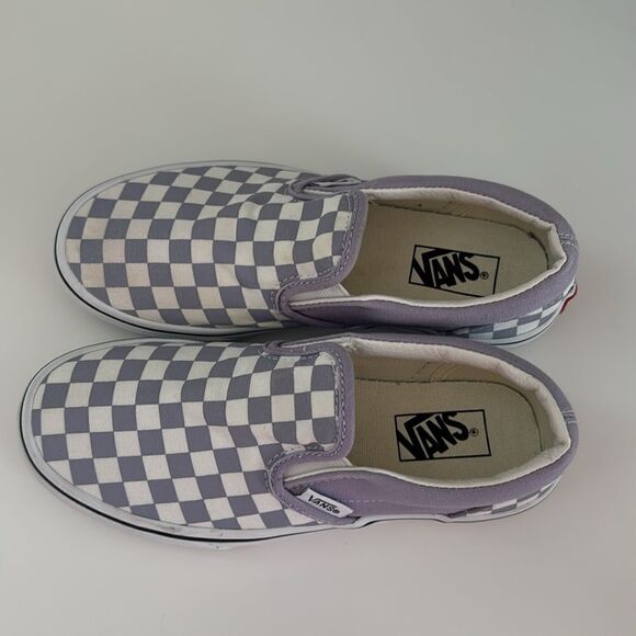 VANS kids Classic Slip-On Checkerboard Shoes EUC - Picture 4 of 6